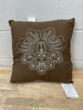 Madison Park Brown Dartmouth Pillow Set of 2
